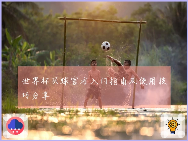 世界杯买球官方入门指南及使用技巧分享
