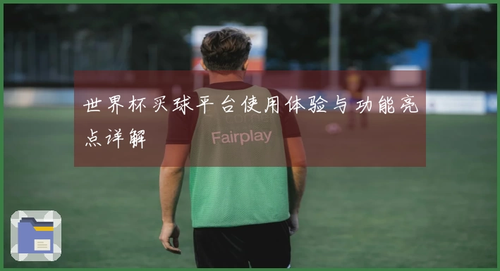 世界杯买球平台使用体验与功能亮点详解
