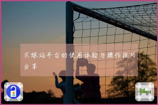 买球站平台的使用体验与操作技巧分享